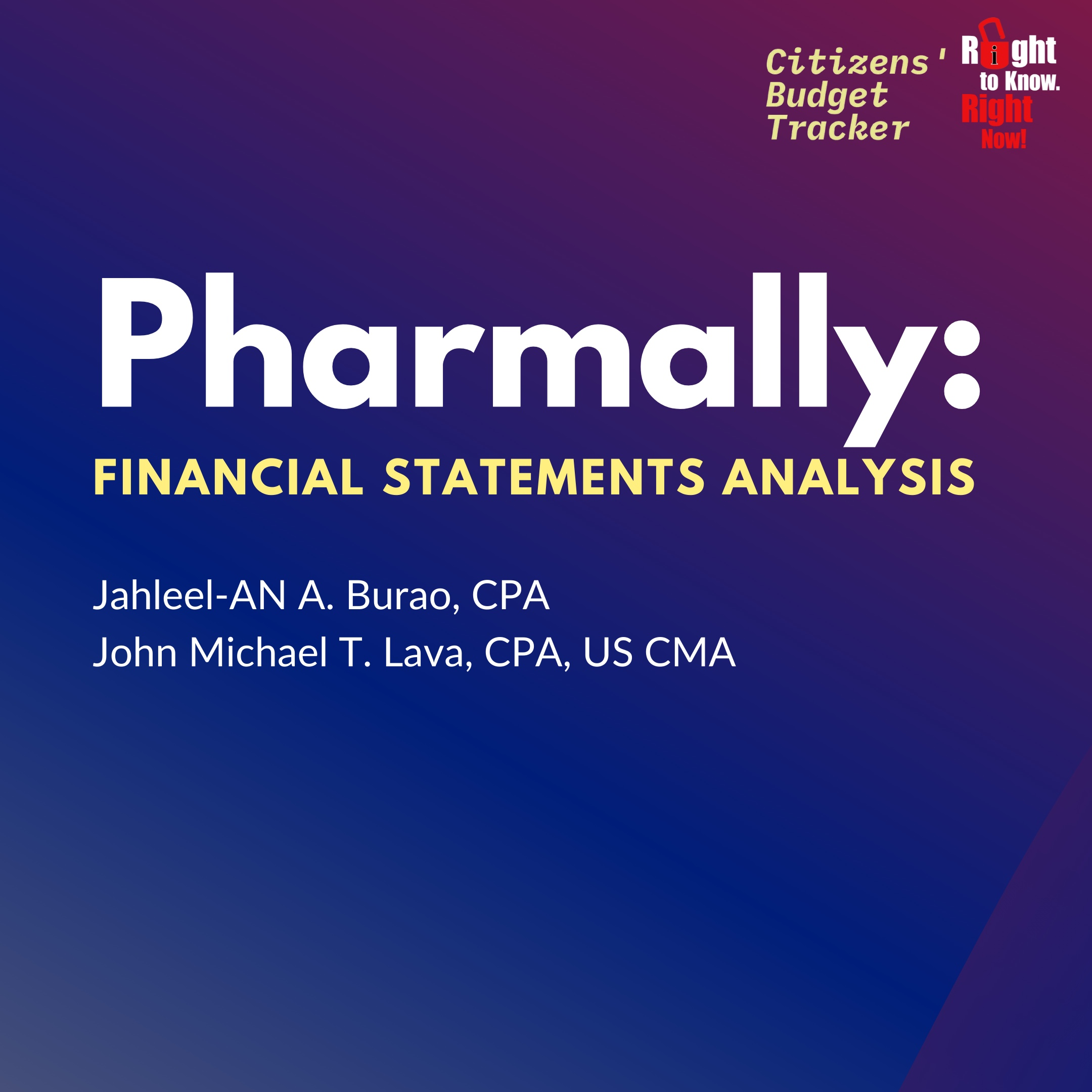 PHARMALLY: FINANCIAL STATEMENT ANALYSIS