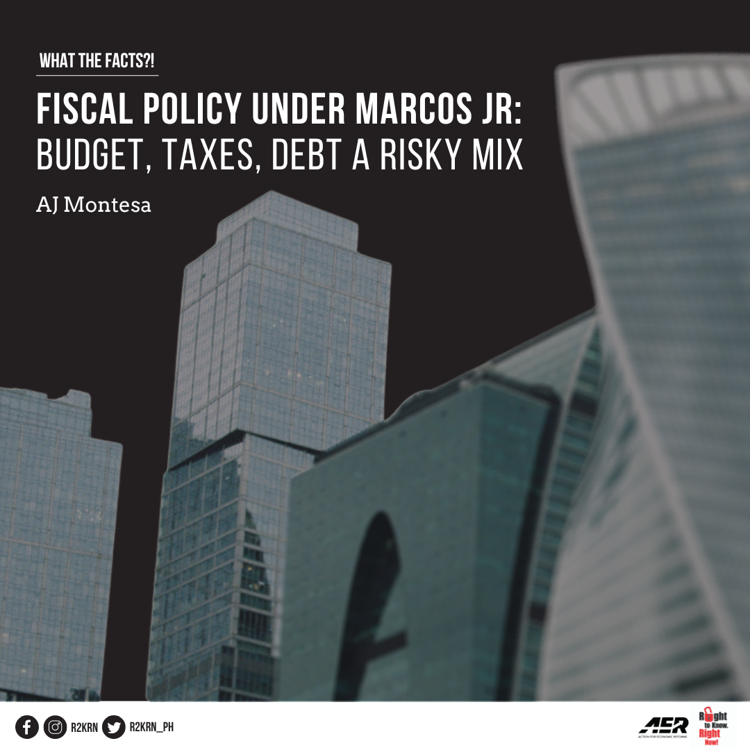 Fiscal policy under Marcos Jr: Budget, taxes, debt a risky mix